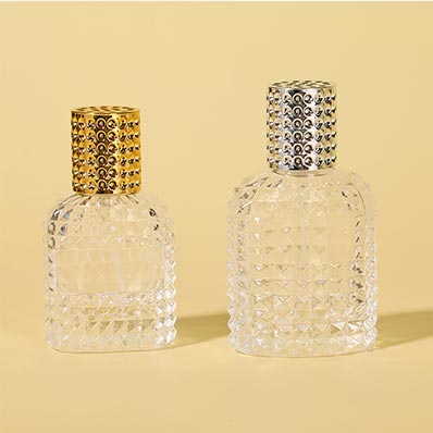 Unique design reusable 50ml small glass perfume bottles from supplier