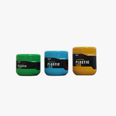 Small Airtight Plastic Jar for Beans Powder and Protein Powder Storage Wide Mouth Container Secure Lid