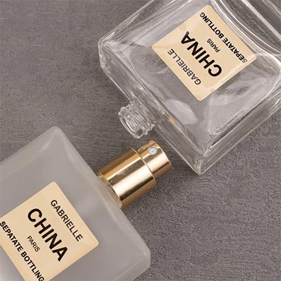 Crystal empty refill 30ml 50ml square glass perfume bottles in bulk