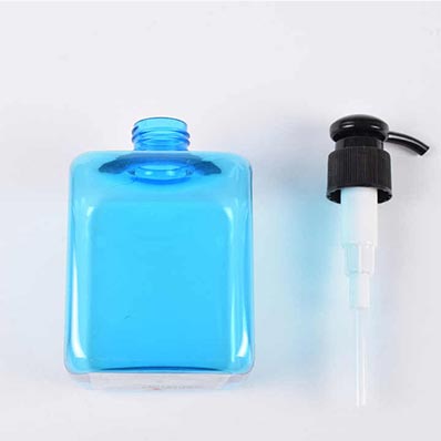 Best price clear PET 250ML square plastic lotion bottles