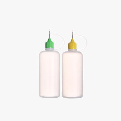 15ml refillable needle tip glue squeeze bottle with leak-proof caps, precision tip squeeze applicator bottles for crafts diy and repairs