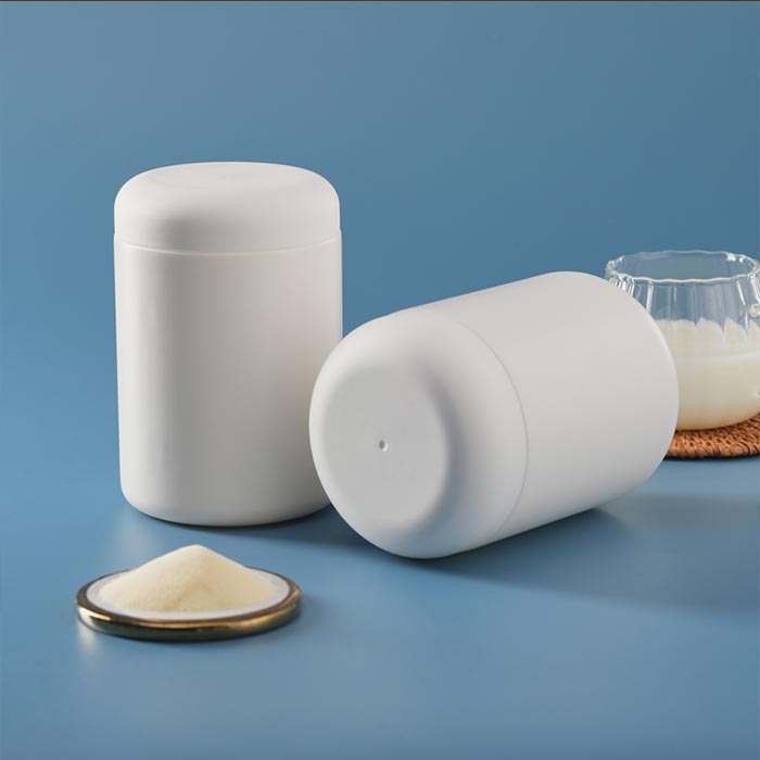 Airtight Plastic Jar for Milk Powder and Protein Powder Storage Large Capacity Wide Mouth Container Secure Lid for Travel and Kitchen Use