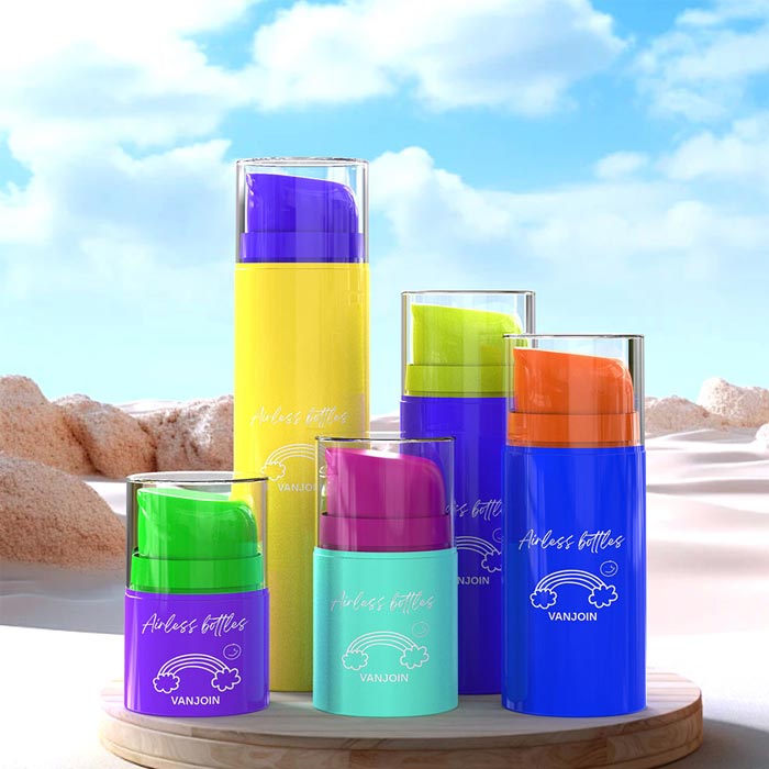 Clear Airless Pump Bottles, Lotion Dispenser Travel with Pump, Vacuum Plastic Travel Size Lotion Bottle for Foundation, Creams, Cosmetic Clear Airless Pump Bottles, Lotion Dispenser Travel with Pump, Vacuum Plastic Travel Size Lotion Bottle for Foundation, Creams, Cosmetic
